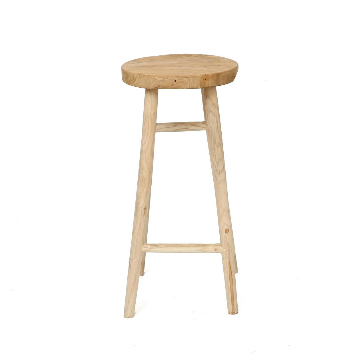 KEDUT - Tabouret de bar en bois de suar naturel
