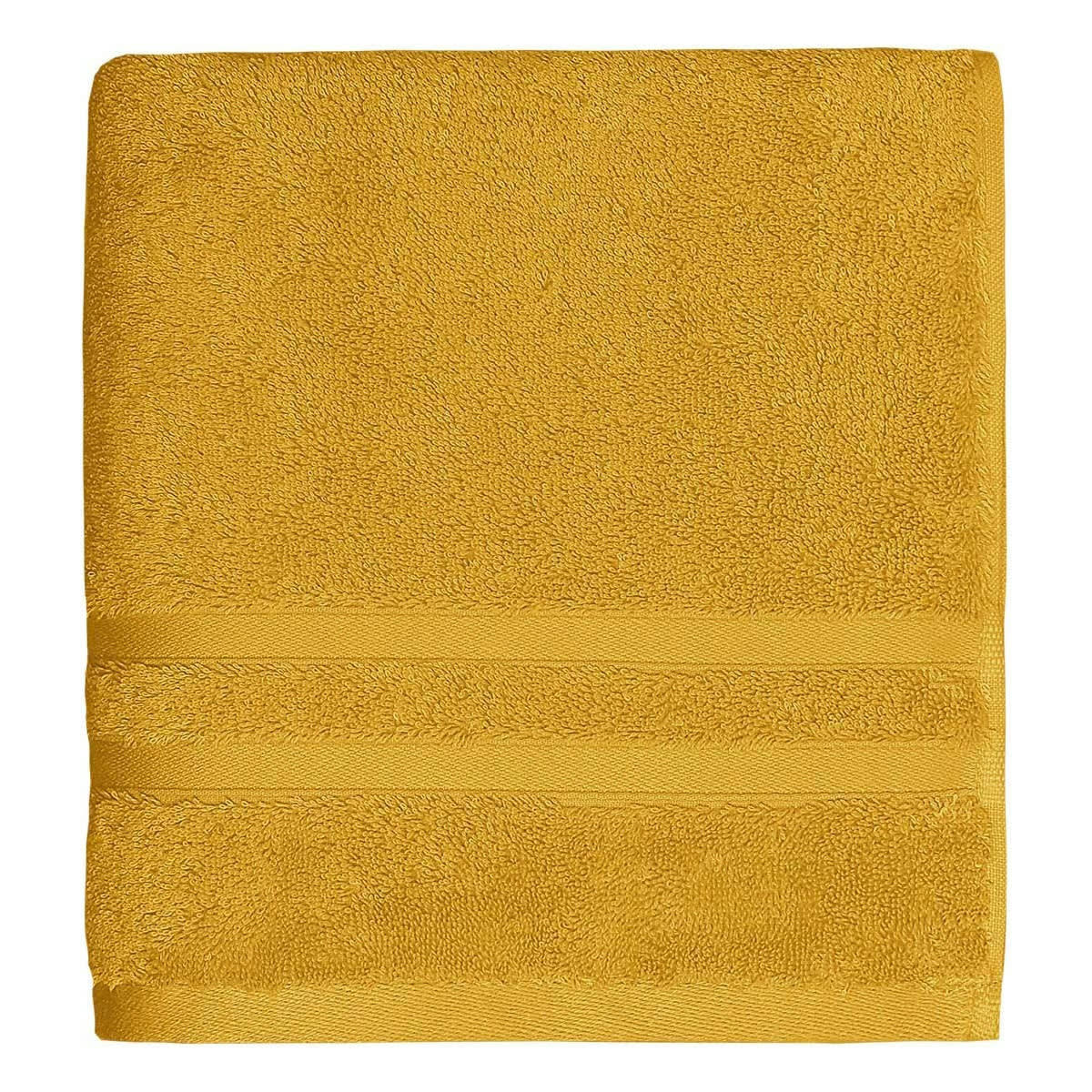 SENSILK - Drap de bain 600 gr/m²  safran 70x140 cm