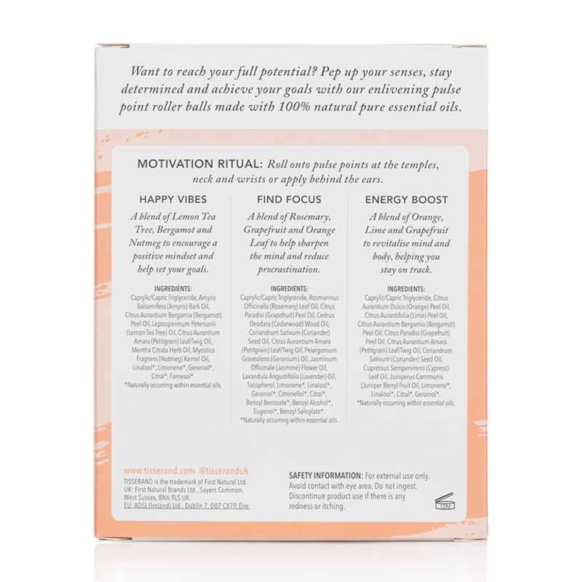Tisserand Aromatherapy The Little Box Of Motivation Essential Oil