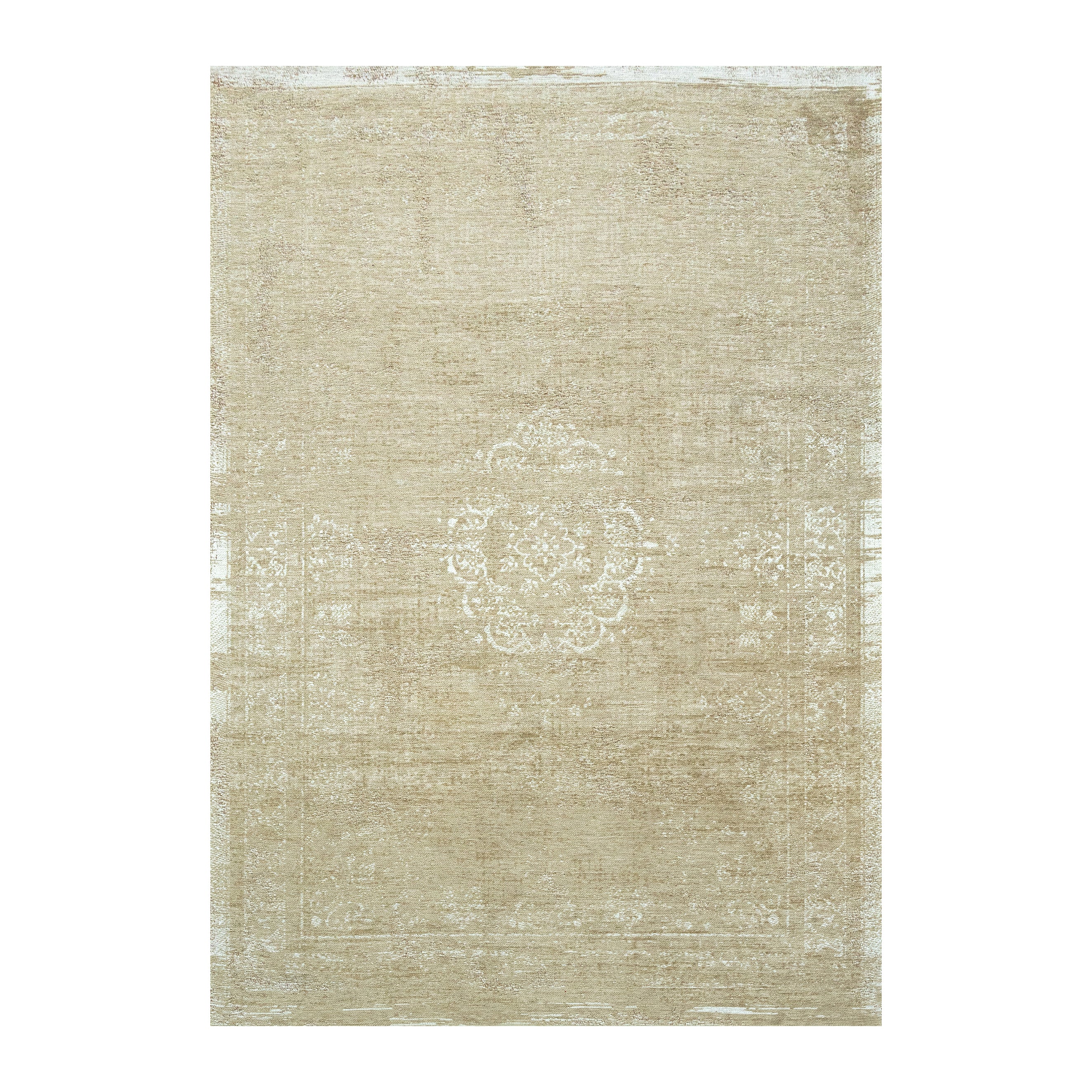Louis de Poortere Medallion Fading World Vloerkleed 80 x 150 cm - Milk