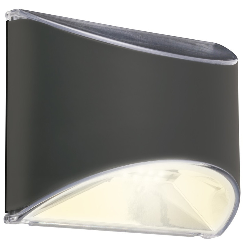 Applique extérieure LED solaire anthracite 1,2 V BRILONER