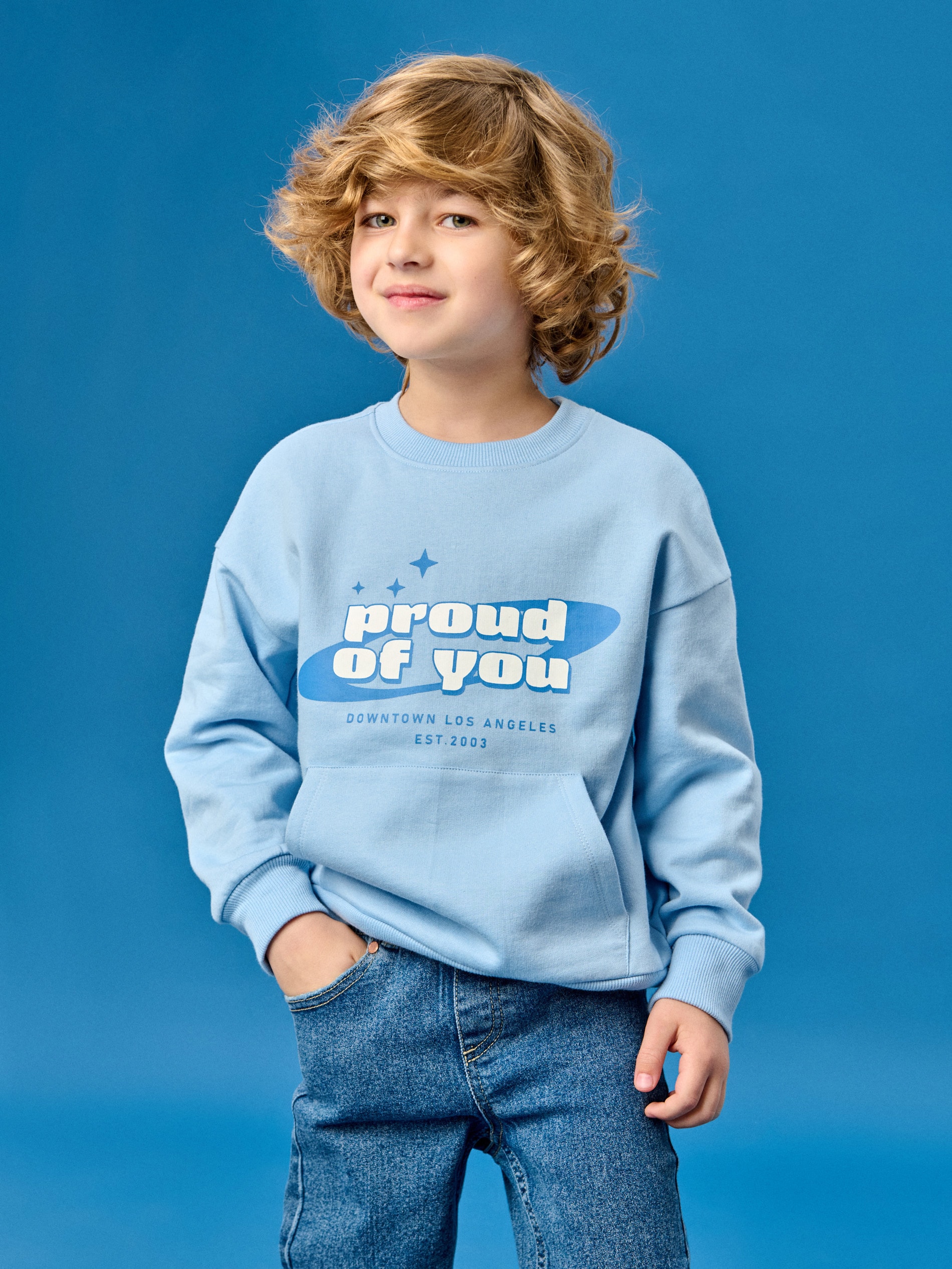 Bluza crewneck z nadrukiem