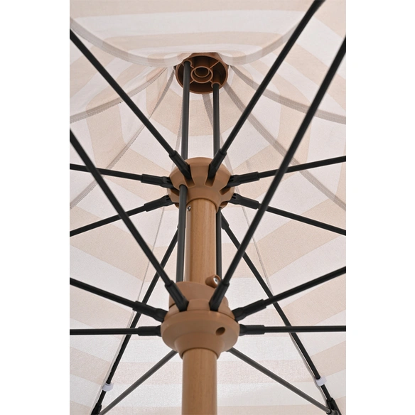Sonnenschirm »Aloha«, ØxH: 180 x 260 cm, Aluminium/Polyester, taupe
