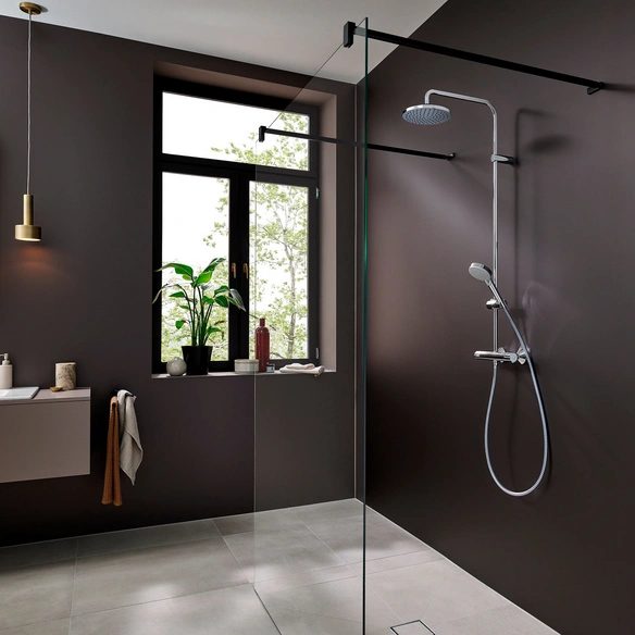 Showerpipe »Vernis Blend«, Form: rund
