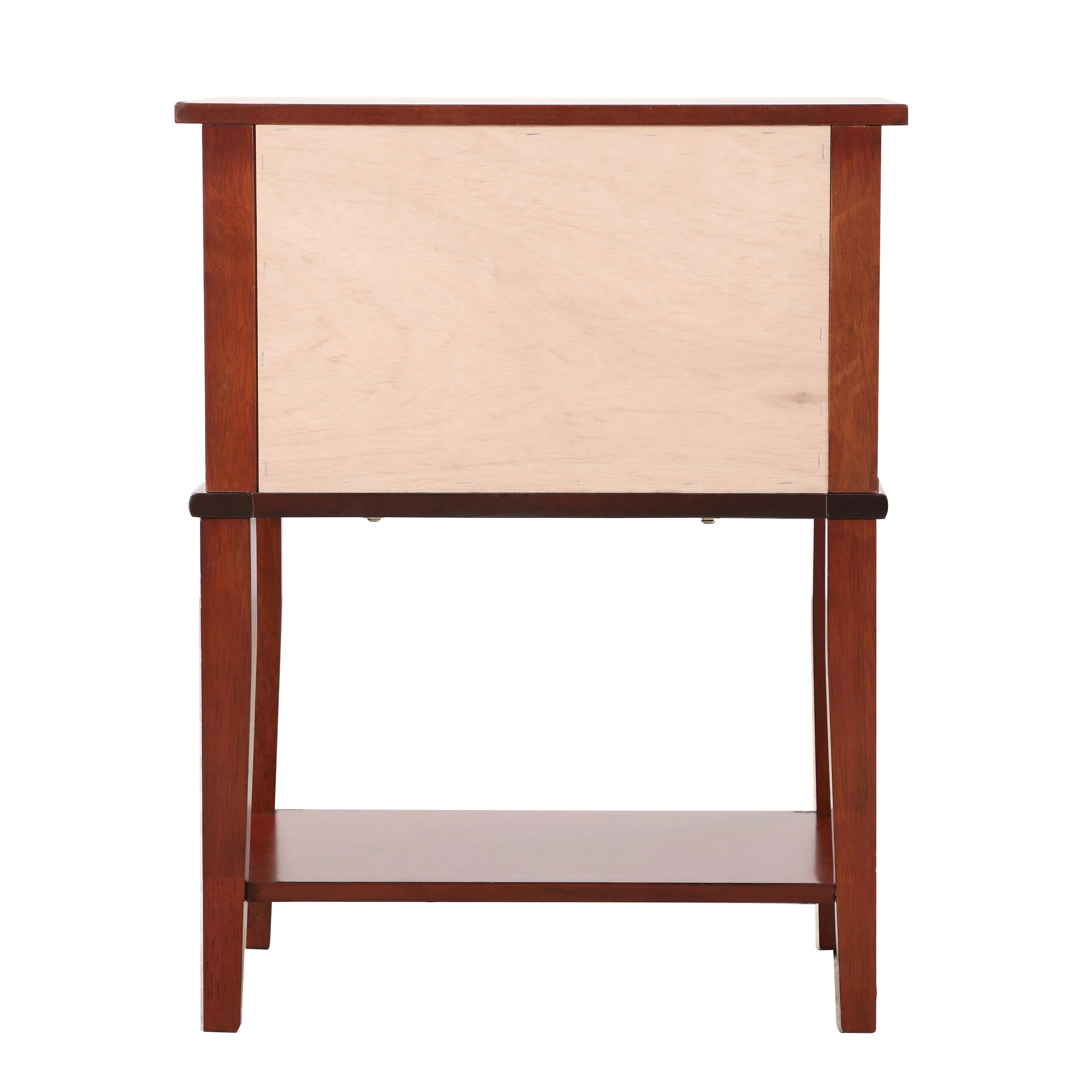 Sleek Nightstand With Storage Shelf