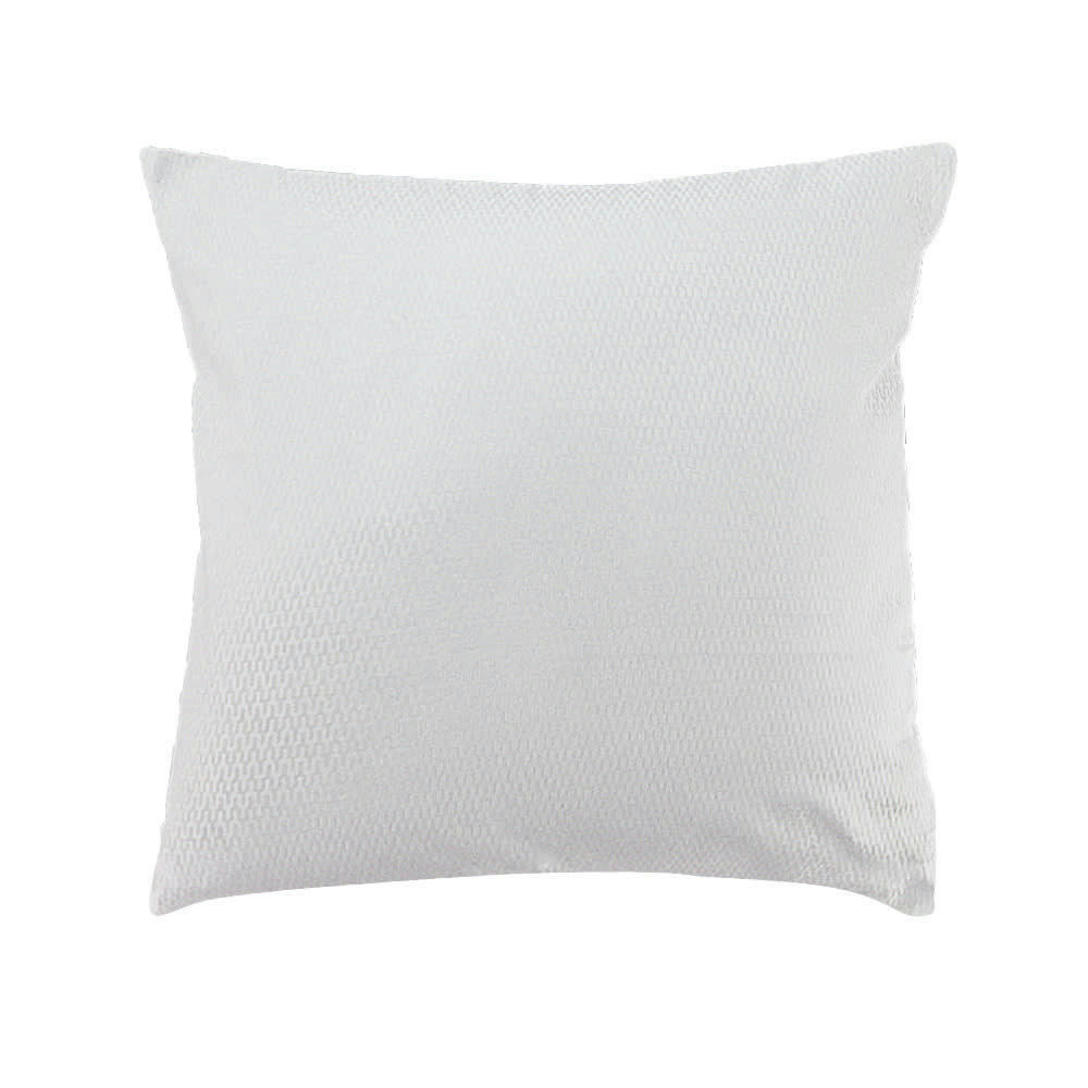 VIBRATO BLANC - Taie d'oreiller  satin de coton blanc 40x40