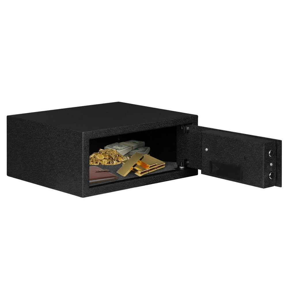17 Digital Steel Plate Black Safe Box for Home,Business,Office - N/A