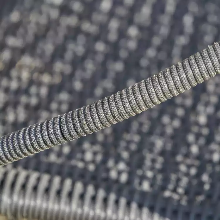 Pacific Dakota 4 Seater Rattan Effect Patio Set - Black