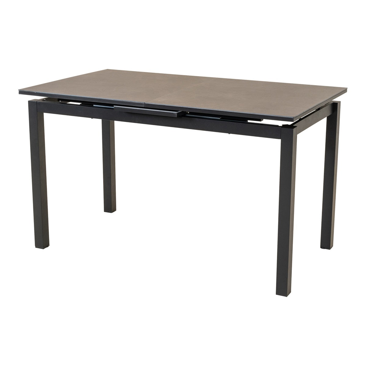 Lesli Living tuintafel Lagos - grijs - 130/160x75cm
