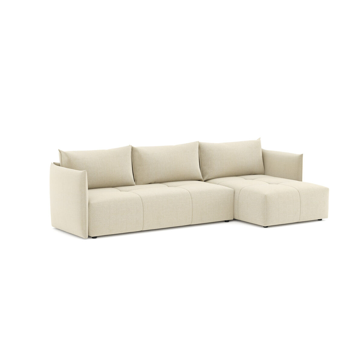 Sofá BALI bege com chaise longue