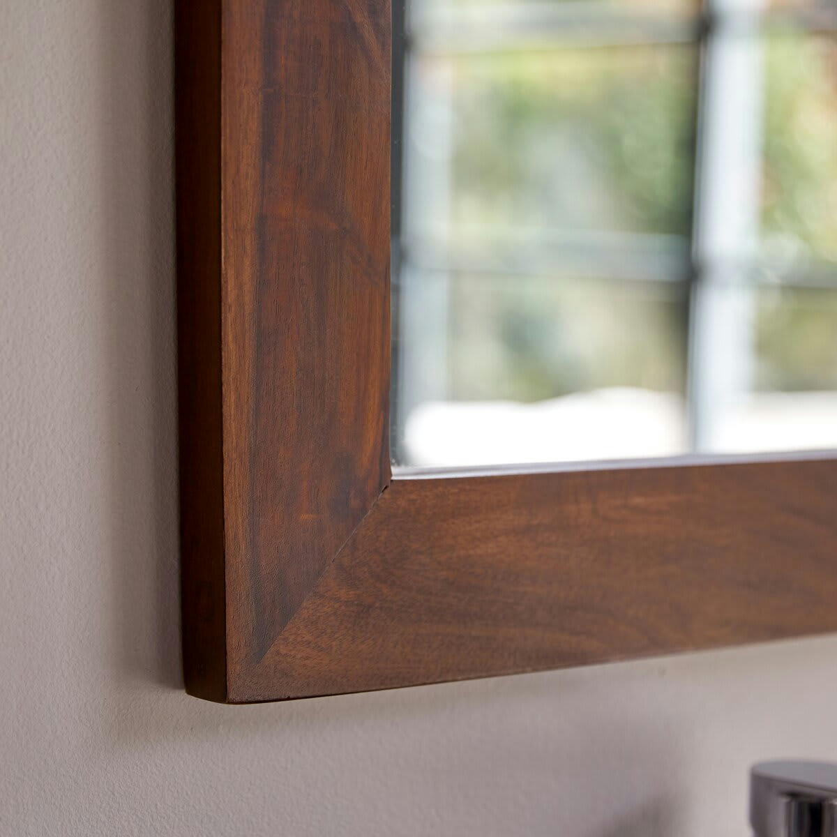 KWARTO - Miroir en palissandre 100x50 cm