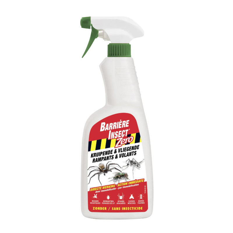 Spray Barrière insect zero contre les insectes rampants et volants 0,5 L COMPO