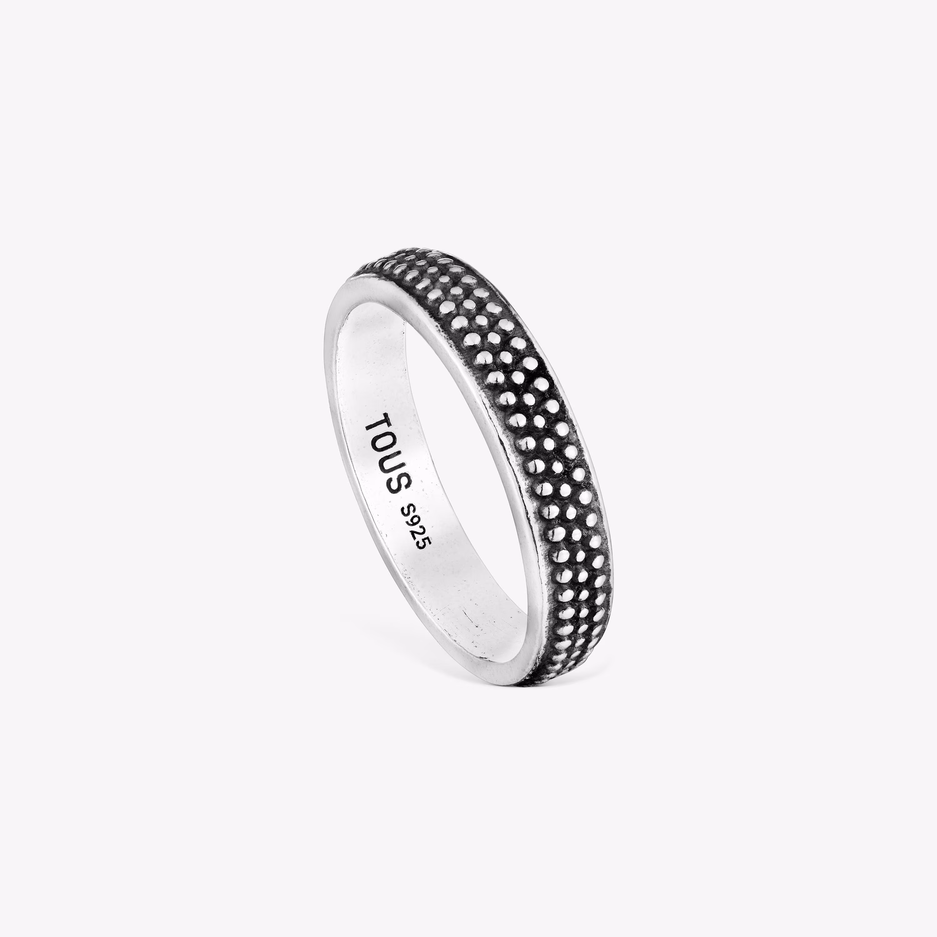 Anillo de plata 4 mm TOUS Man