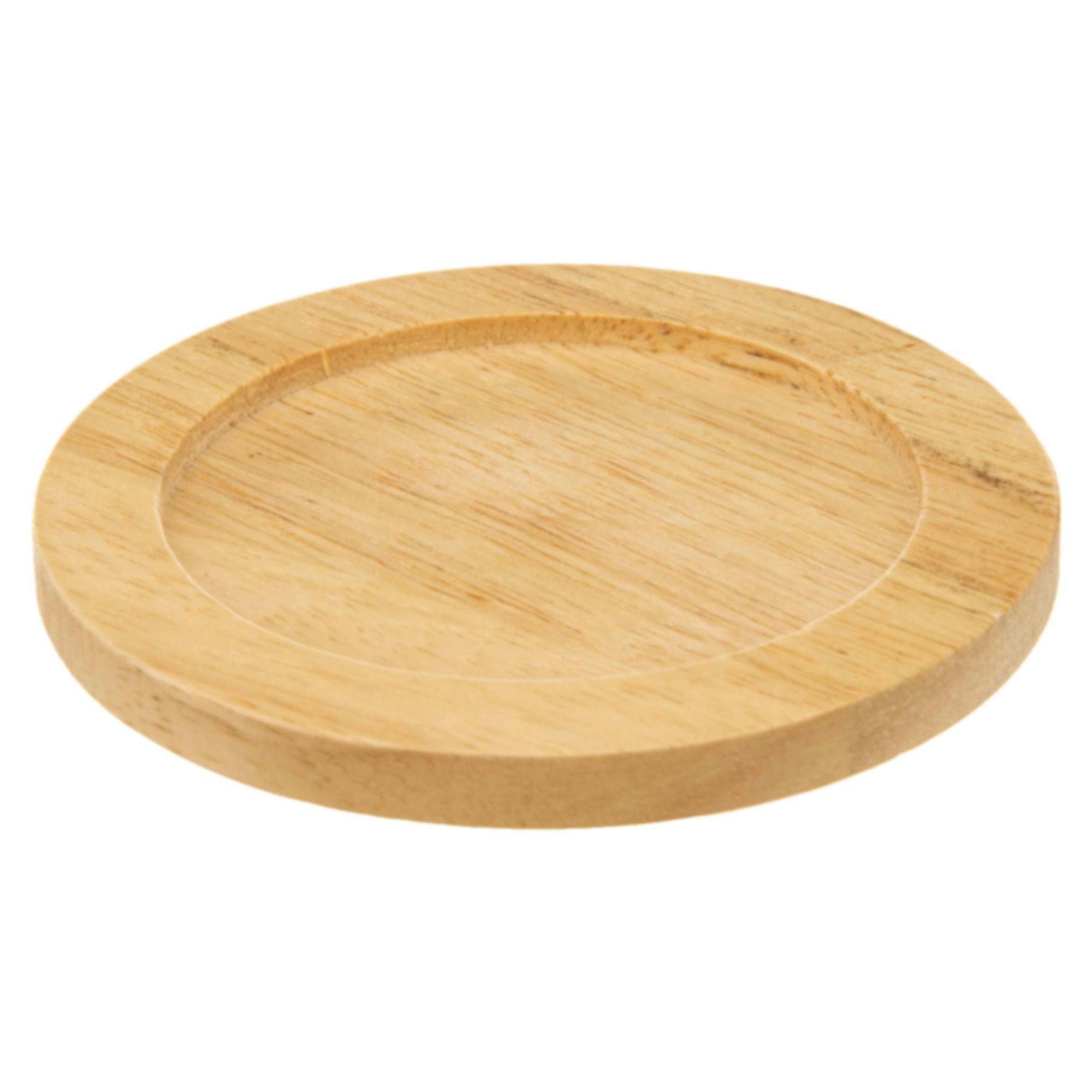 - Boîte salle de bain céramique feuillage exotique - 9.8x9.8x11cm