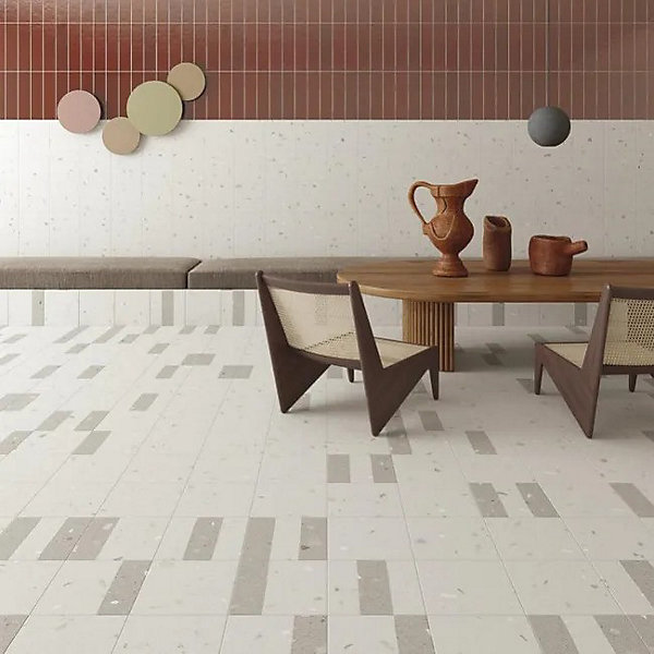 Carrelage Aspect terrazzo Aroma gris20x20 cm