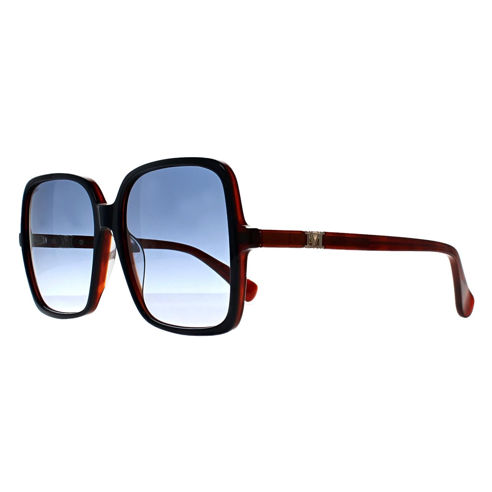 Max Mara Square Blue Tortoise Blue Gradient MM0037/S Emme9