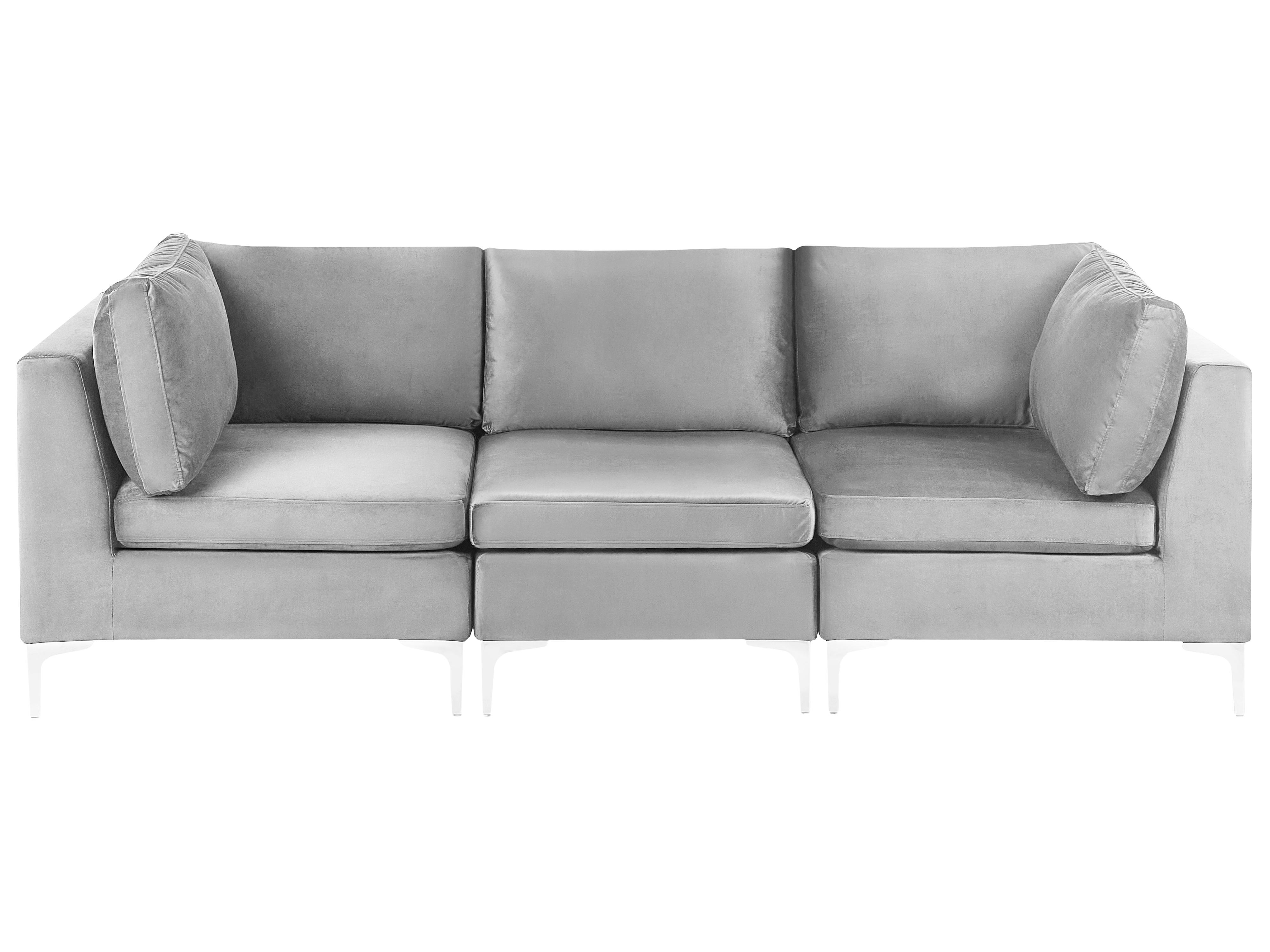 Ottoman EVJA Velvet Grey