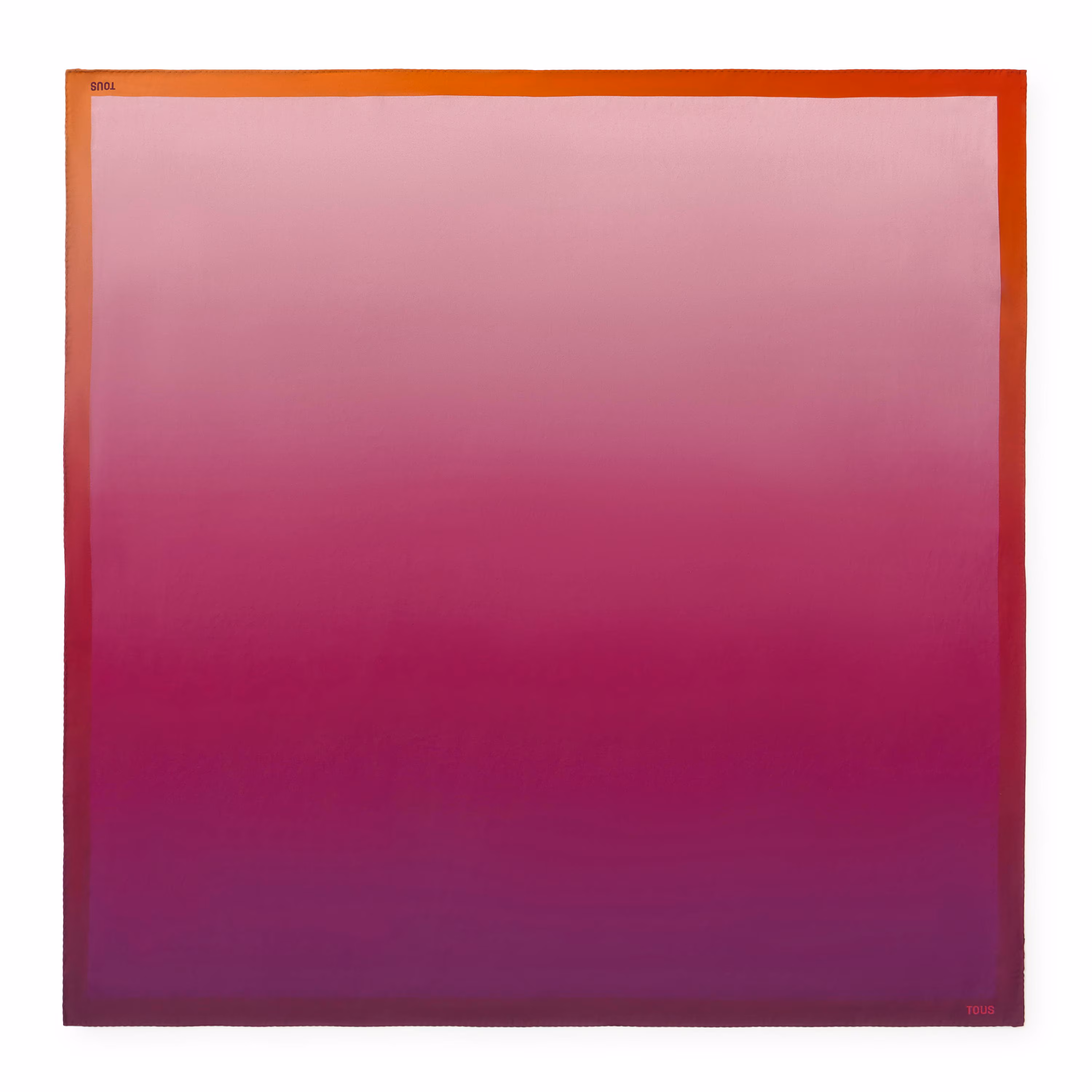 Pañuelo cuadrado morado TOUS Double Way Gradient