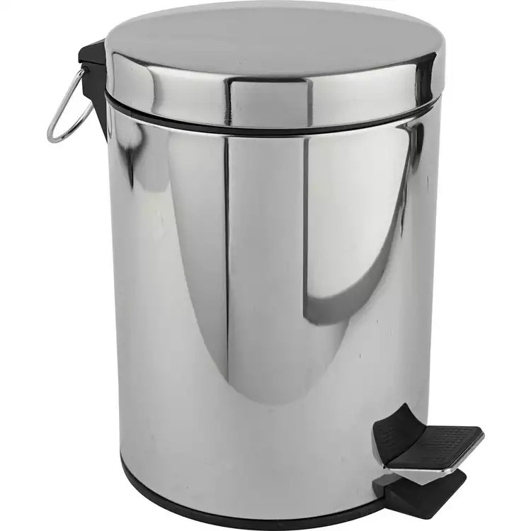 Habitat 5 Litre Stainless Steel Pedal Bin