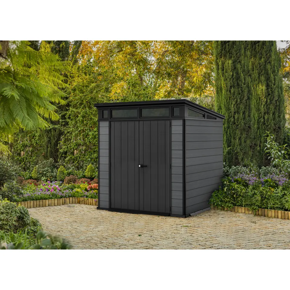 Keter Cortina 77 Tuinhuis - 214x218x226 cm �?Grijs