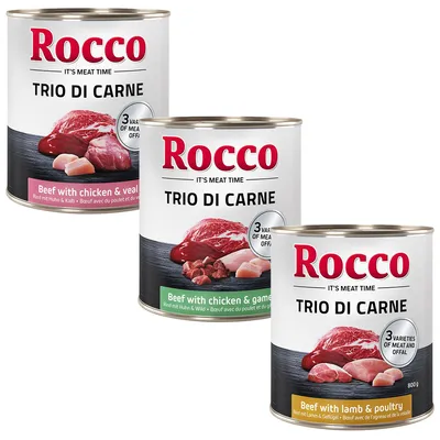 Rocco Classic Trio di Carne 6 x 800g