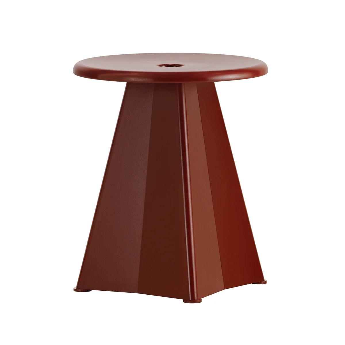 Vitra - Tabouret Métallique Hocker, japanese red