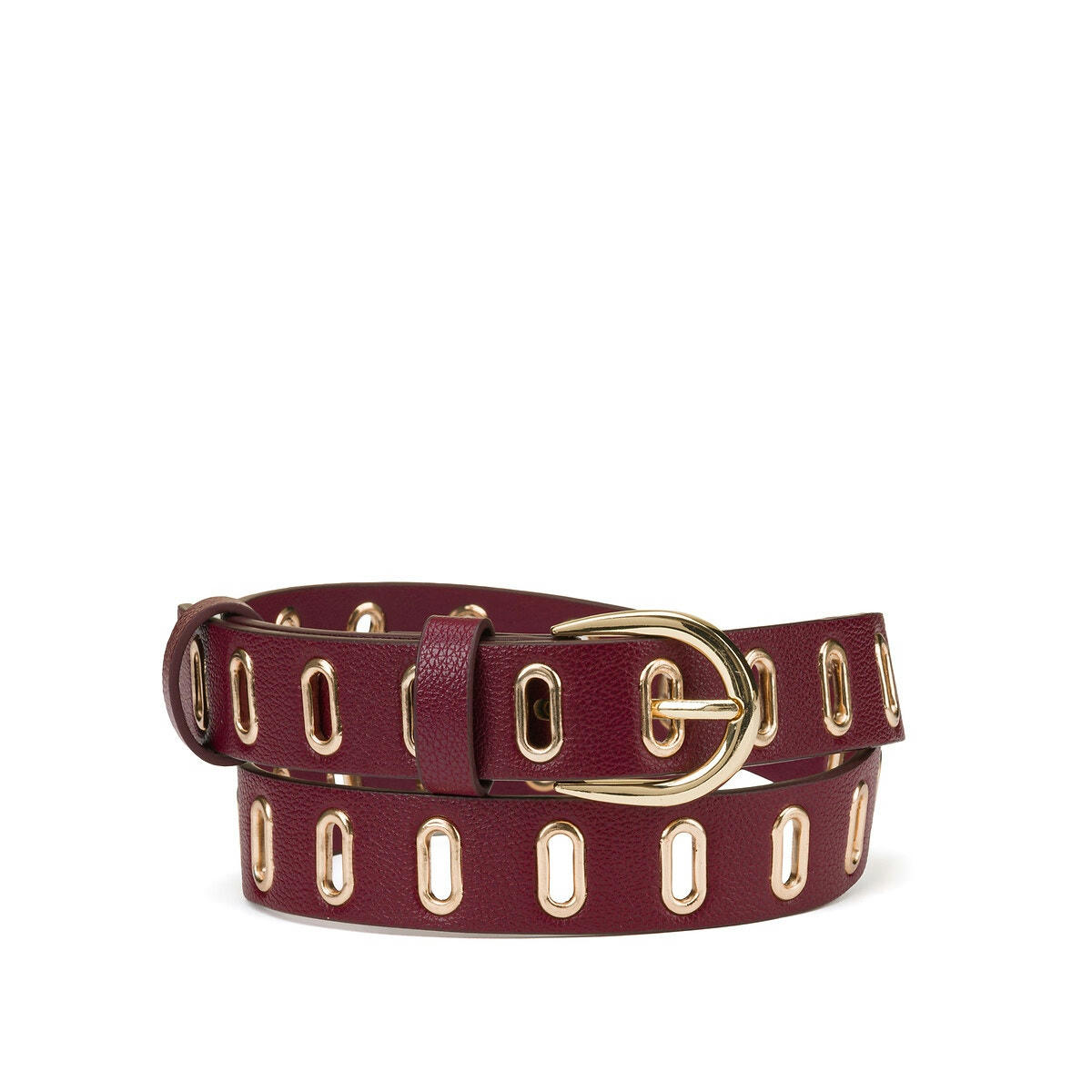 Ceinture avec œillets ovales