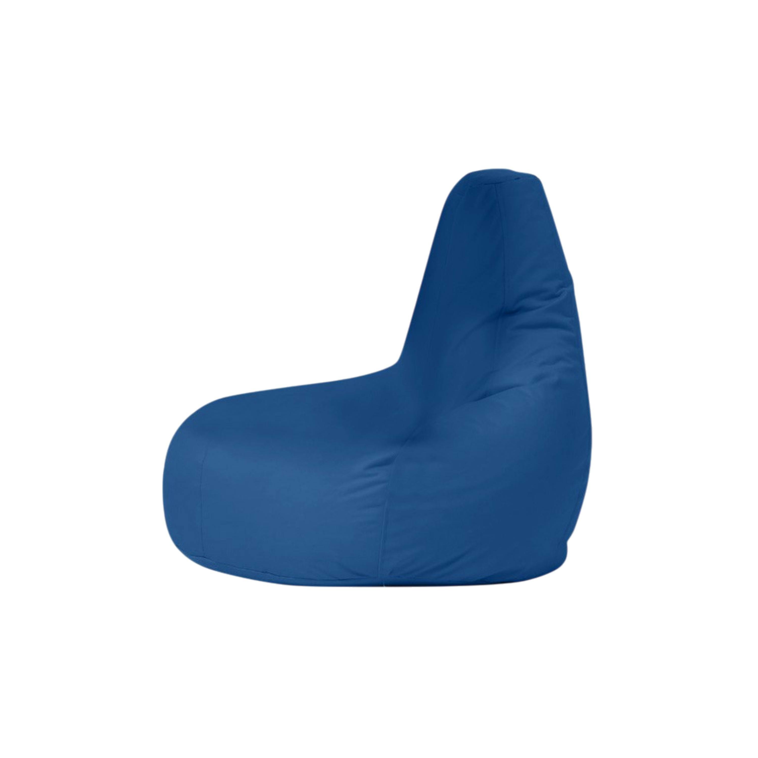 Pouf poire extérieur bleu ARTA