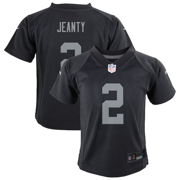 Ashton Jeanty Las Vegas Raiders Nike Preschool Team Player Game Jersey - Black