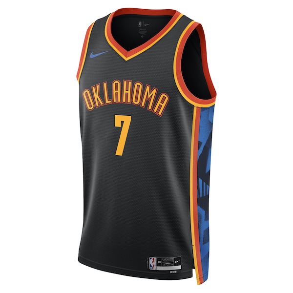 Chet Holmgren Oklahoma City Thunder Nike Unisex 2023/24 Swingman Player Jersey - City Edition - Navy