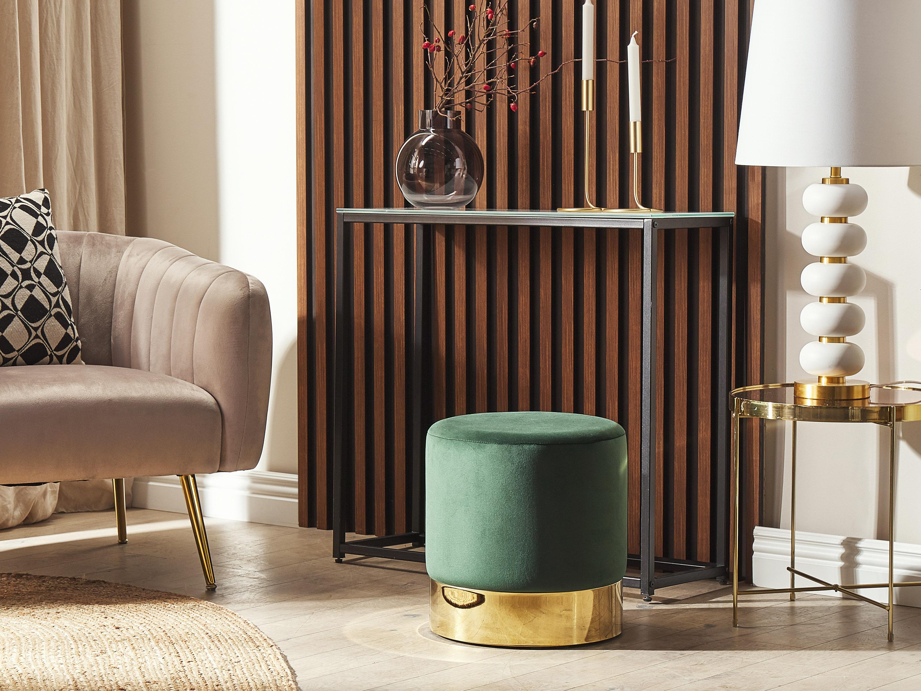Pouffe SOPHIA Velvet Dark Green