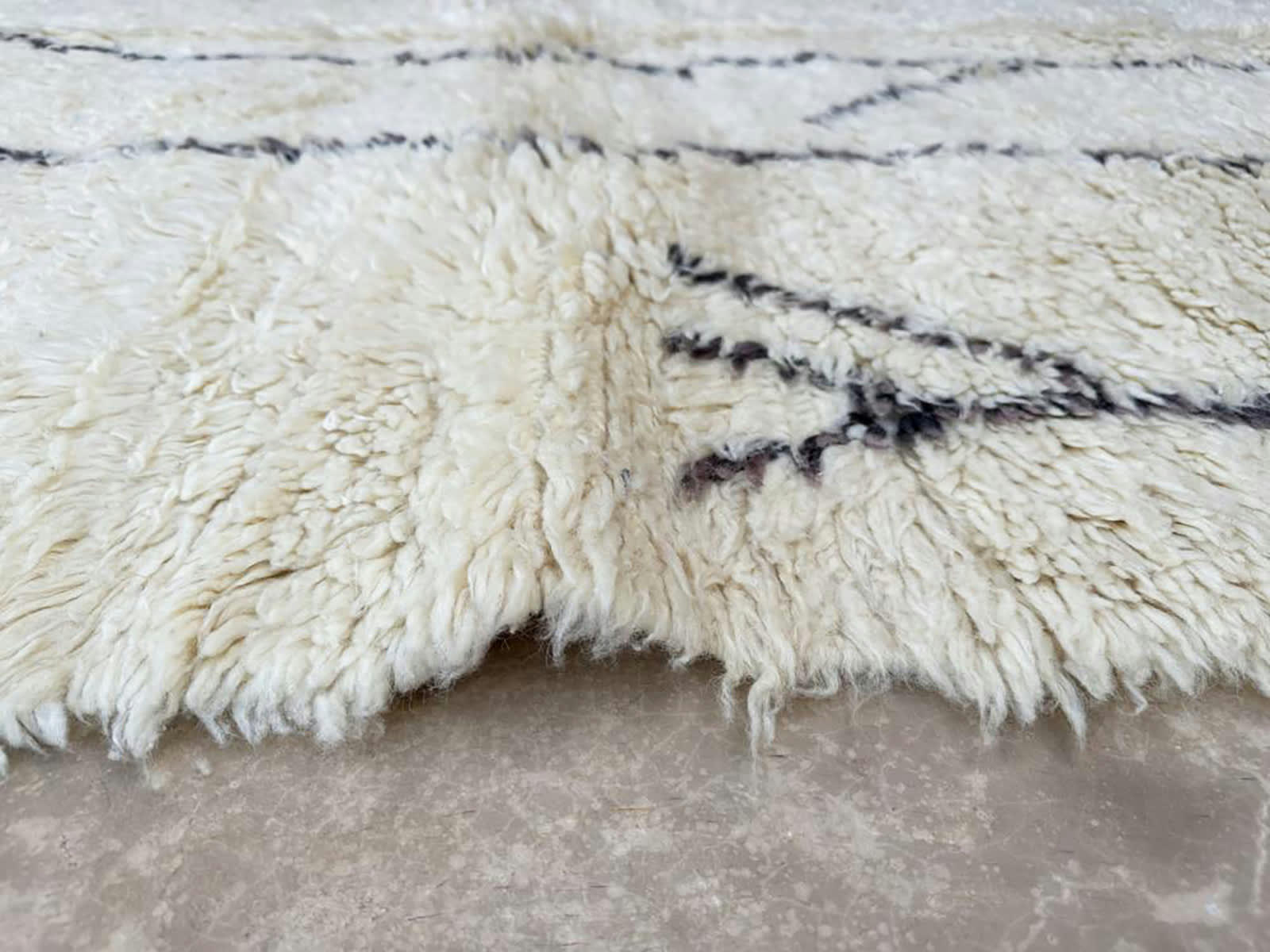 BERBERE - Tapis Berbere marocain pure laine 162x249