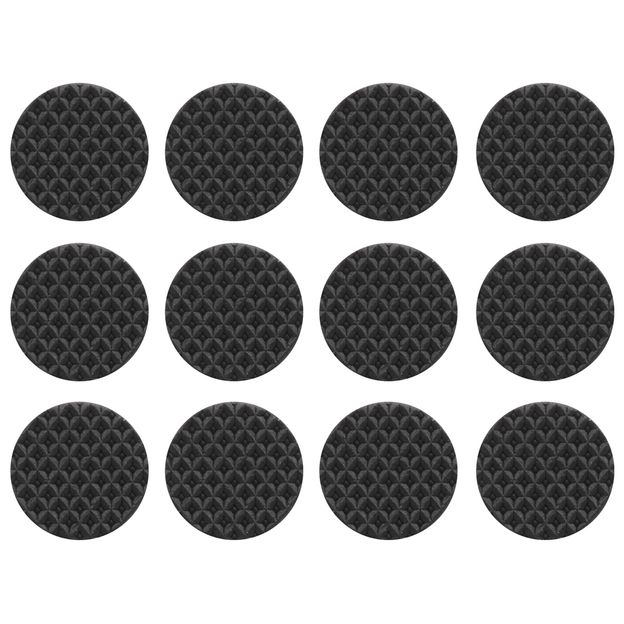 PROTETOR ANTIDESLIZANTE REDONDO MÉDIO 2,5 CM X 2,5 CM COM 12 3M