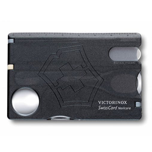 Victorinox Swiss Army Swiss Card Swisscard Nailcare - Black