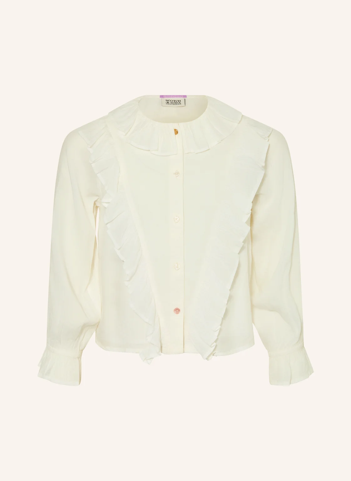 SCOTCH & SODA Bluse mi Rüschen