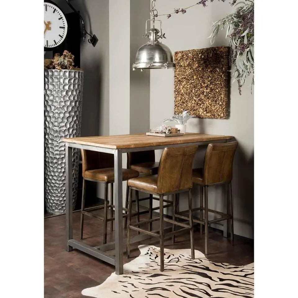 Tower Living - Venetie bartafel - 160 cm - bruin