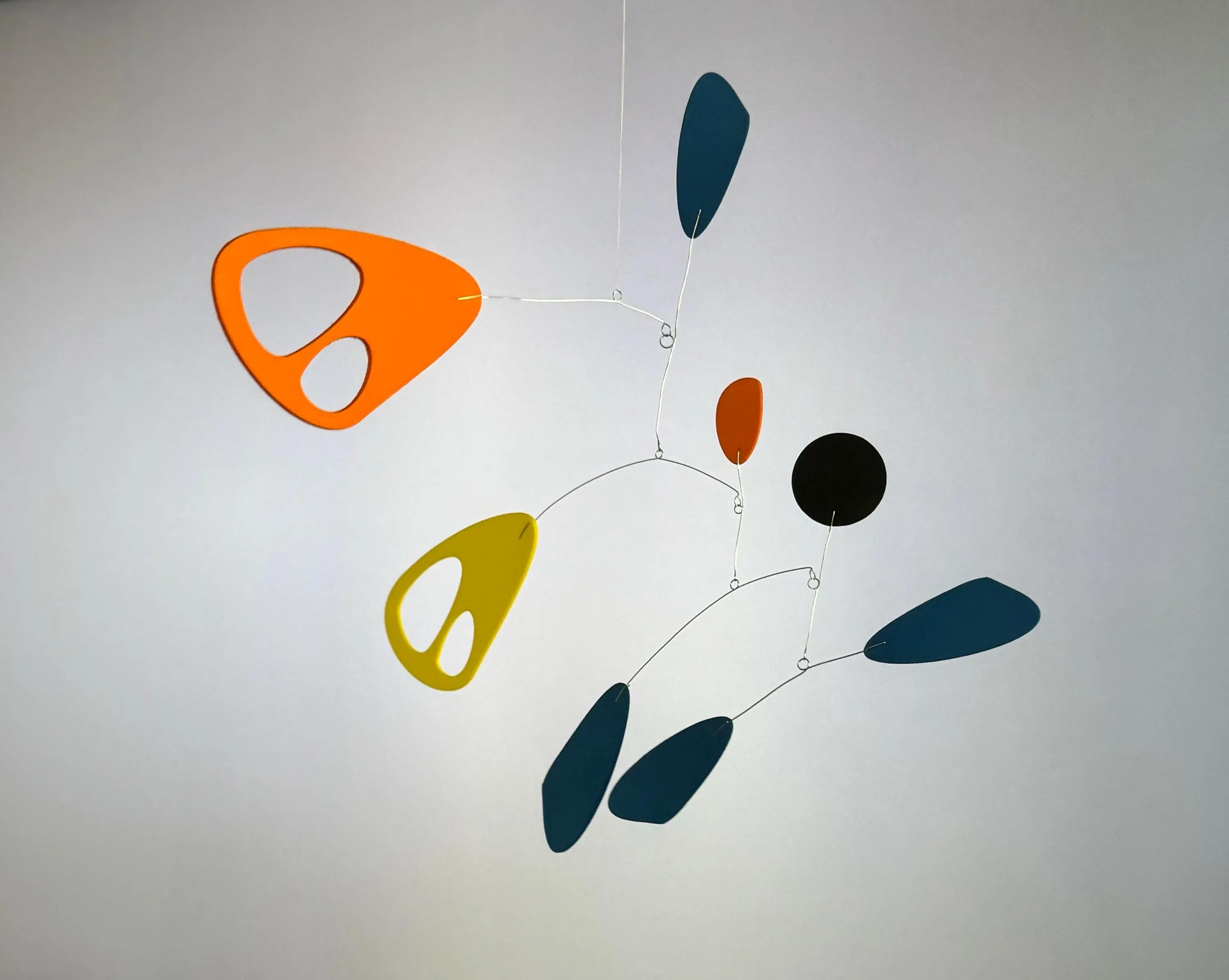 Modern Hanging Mobile Art Kaleidoscope #2 Lightweight Kinetic Sculpture 16 x 7