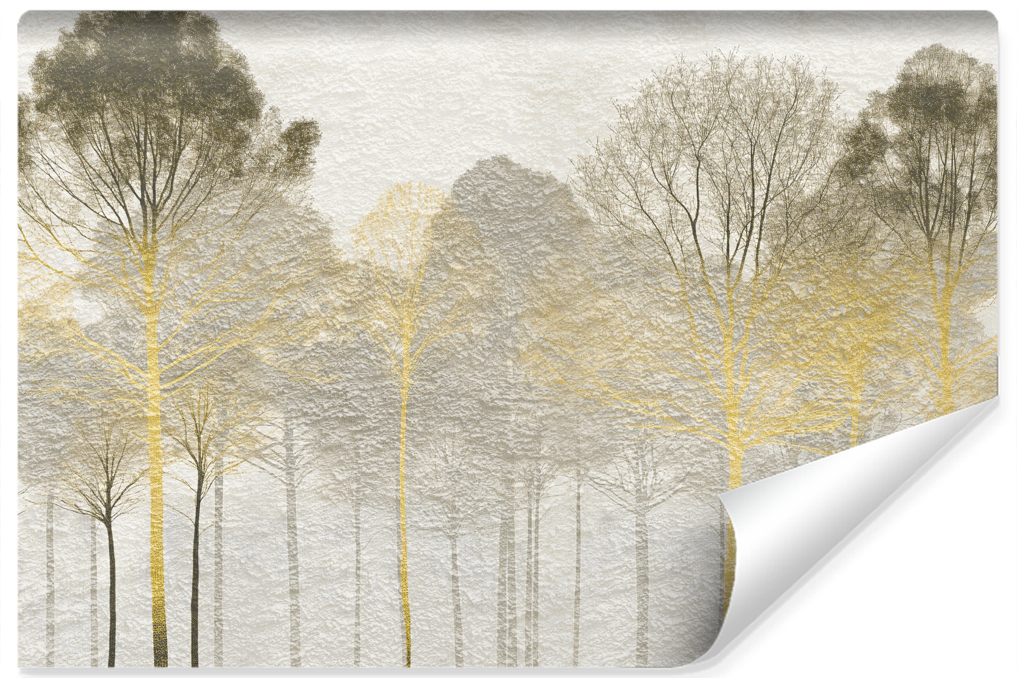 Fototapeta Drzewa na betonie 90x60cm