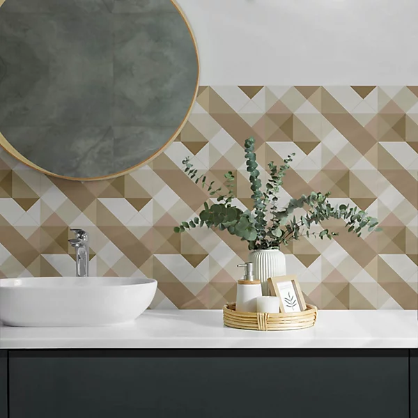 Panneau Décoratif Wallfluent 120x60 cm Motifs Géométriques Dans La Mise En Page 1 pièce