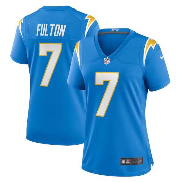 Kristian Fulton Los Angeles Chargers Nike Women's  Game Jersey -  Powder Blue