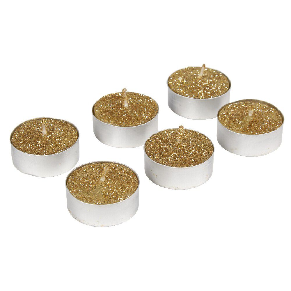Bougie chauffe-plat x6