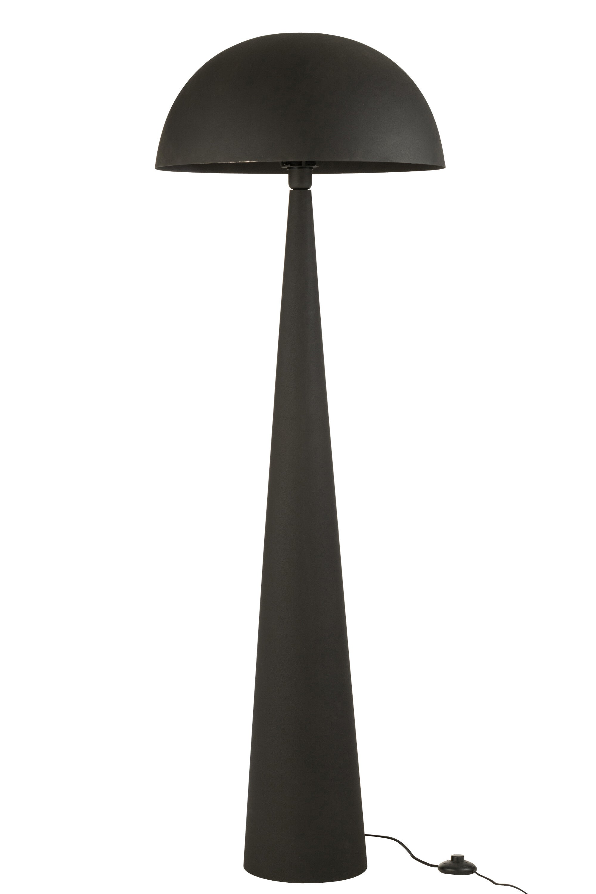 J-Line lamp Paddenstoel - metaal - zwart