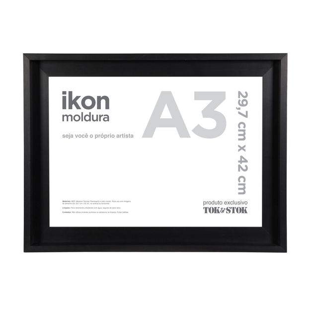 MOLDURA A3 29 CM X 42 CM IKON