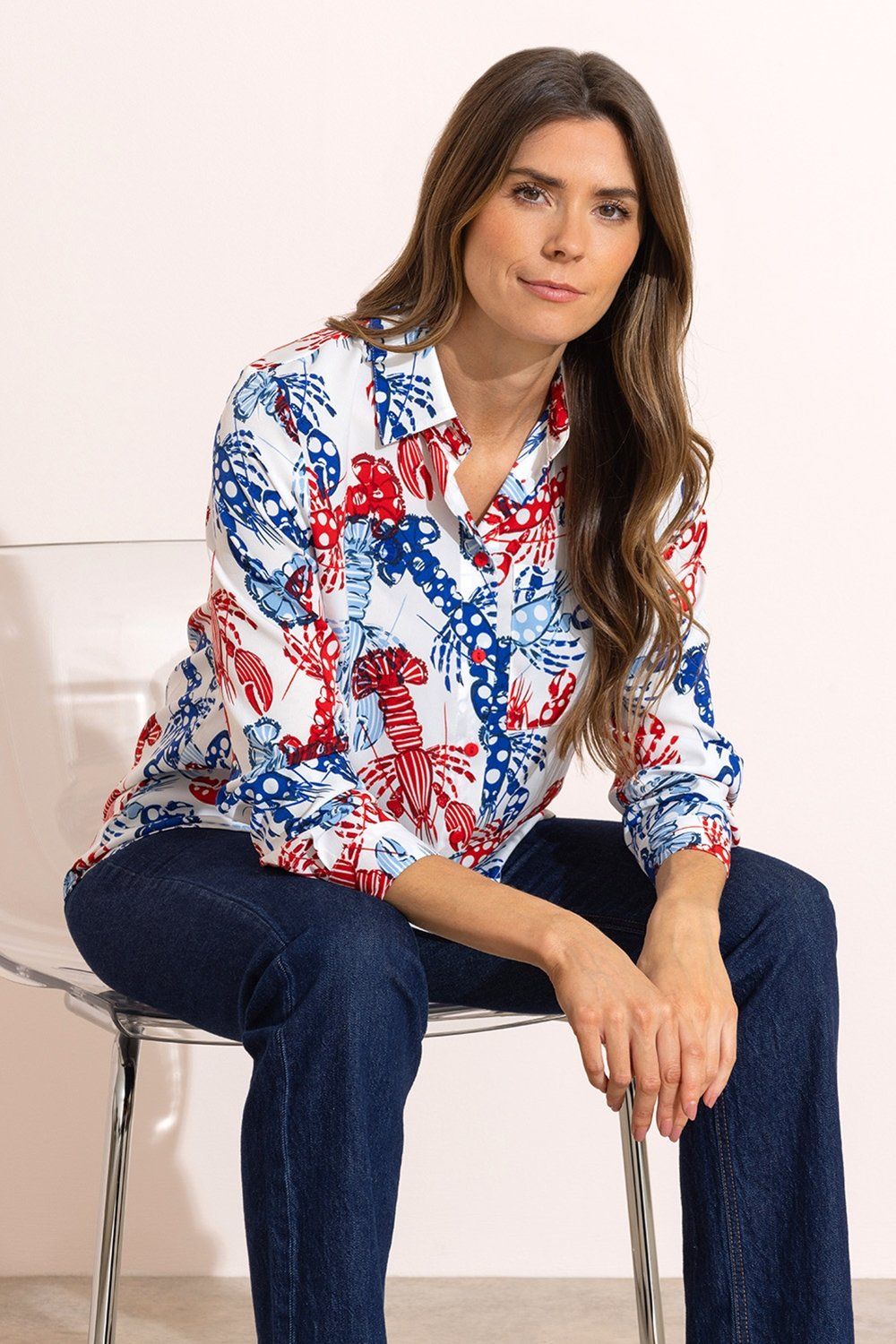 Klass. Lobster Printed Blouse