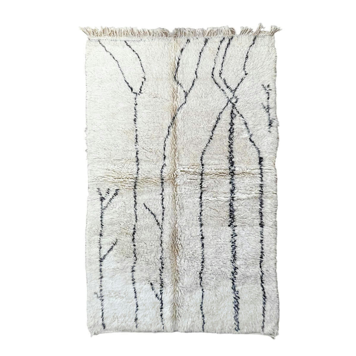 BERBERE - Tapis Berbere marocain pure laine 162x249