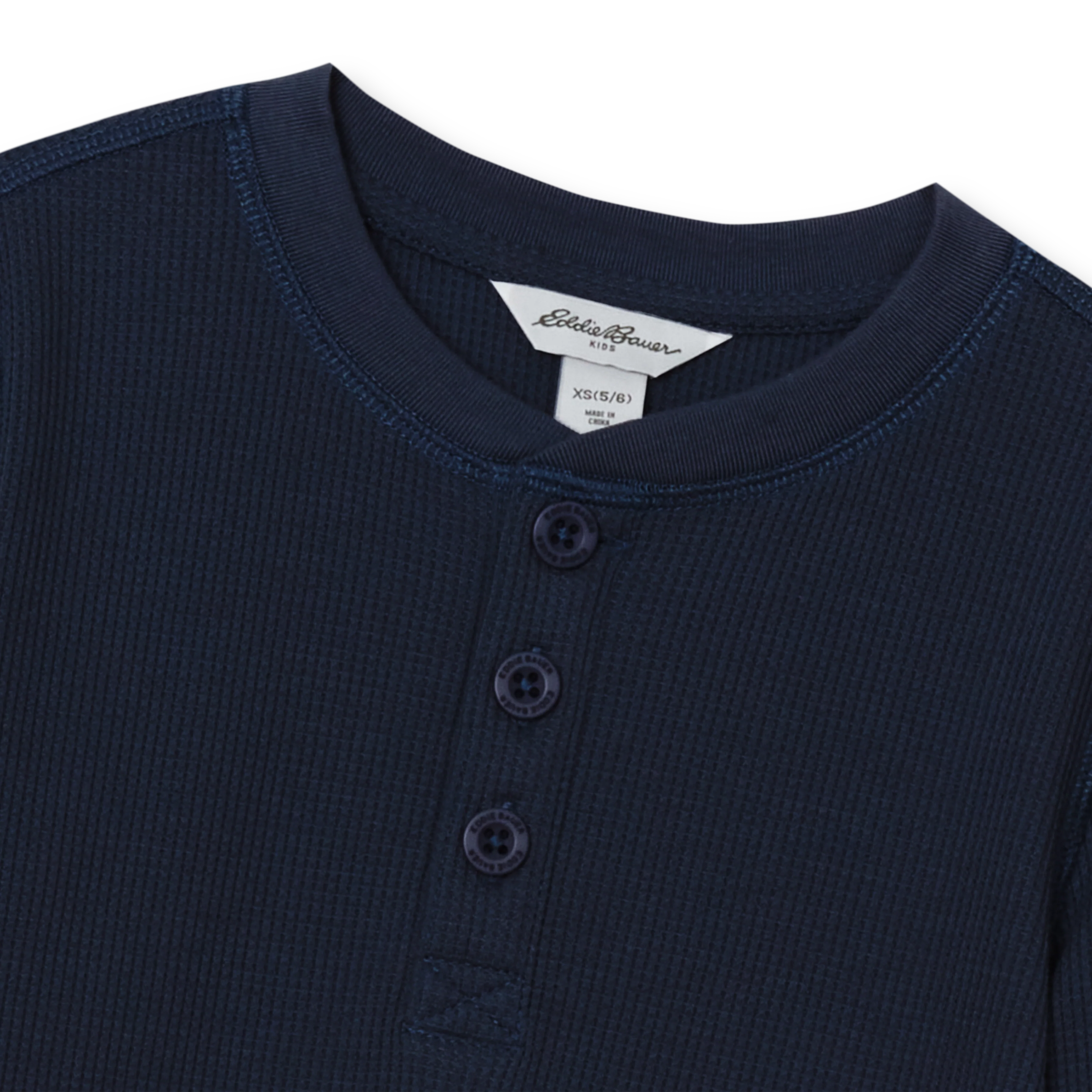 Boys' Long-Sleeve Thermal Henley