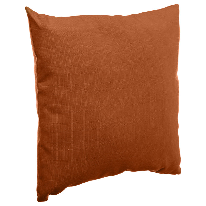 Coussin déperlant Koraï terracotta 40 x 40 cm