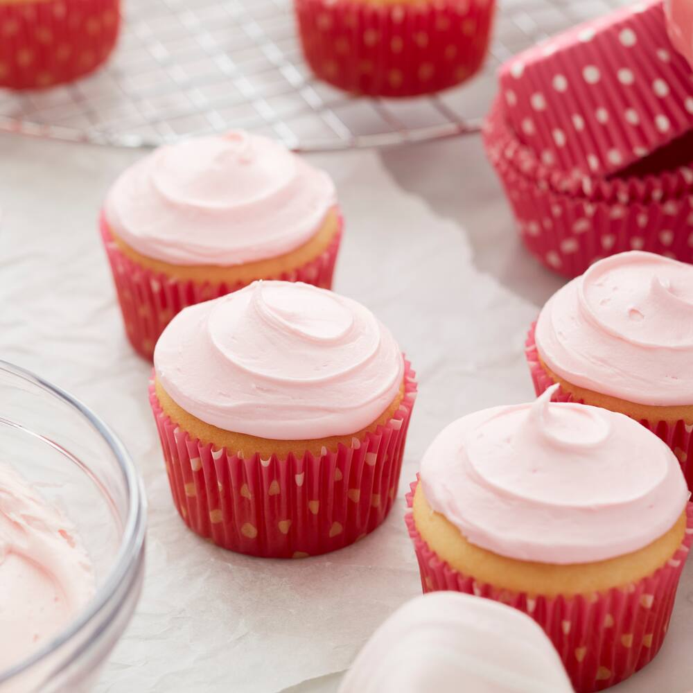 Wilton Pink Dots Standard Cupcake Liners, 75-pk