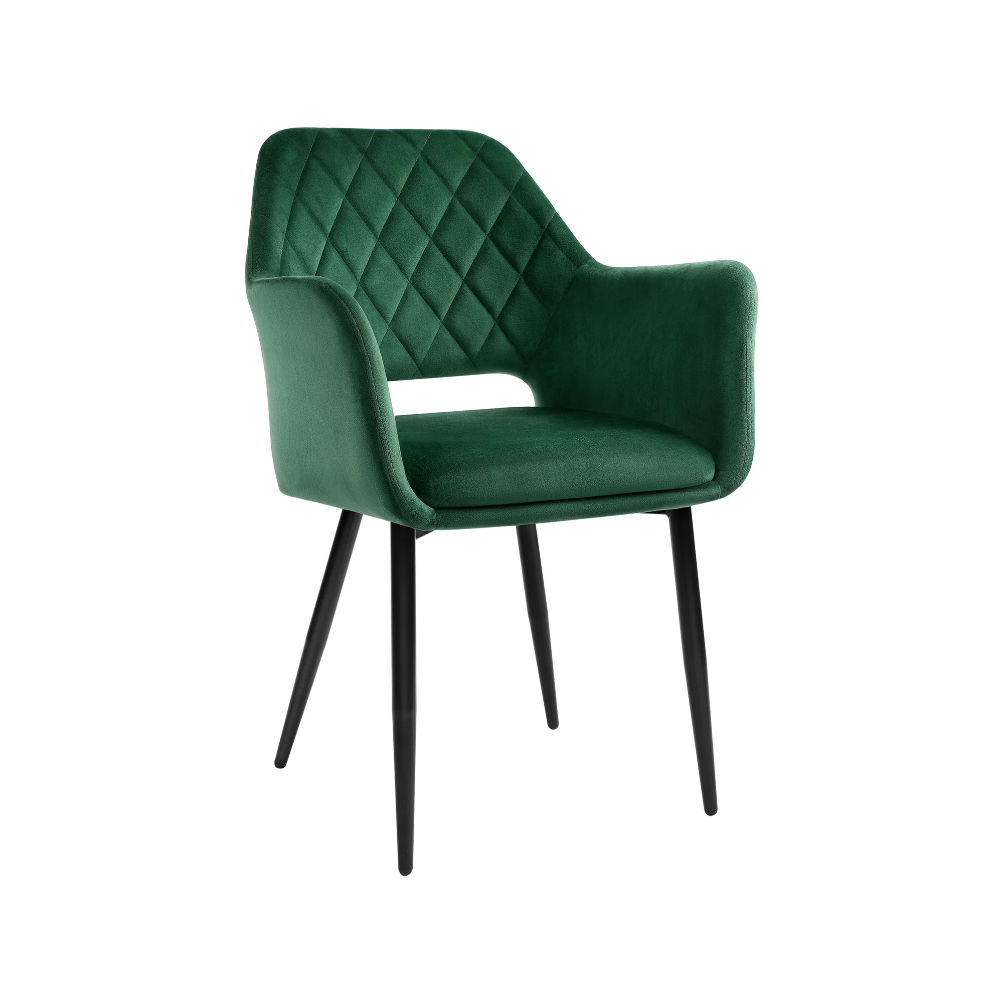 Chaise de salle à manger velours