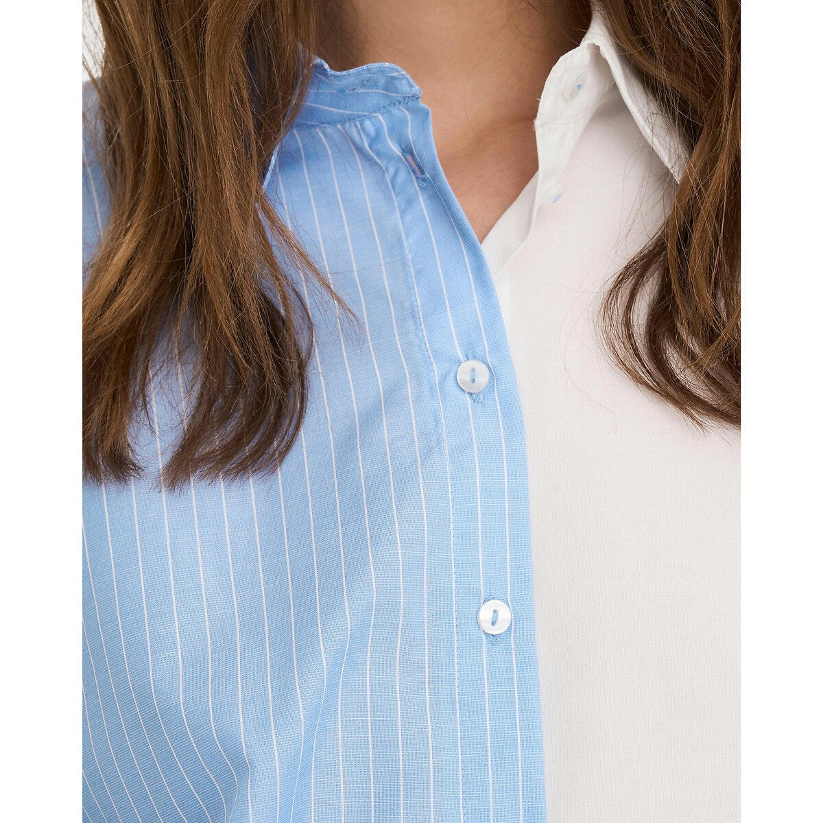 Chemise bicolore